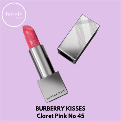 burberry claret pink no 45|Burberry Burberry Kisses Lipstick Claret Pink No. 45 .